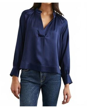 Rails Wynna Long Sleeve Blouse - Blue