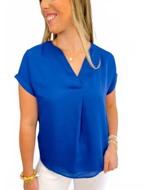 Jess Lea Whitney Woven Blouse - Blue