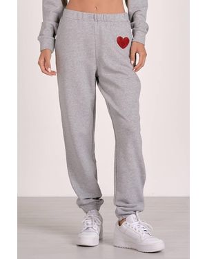 Elan Heart Sweatpant Sweatpants - Gray