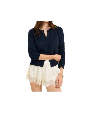 Rumored Seabrook Knit Cardigan - Blue