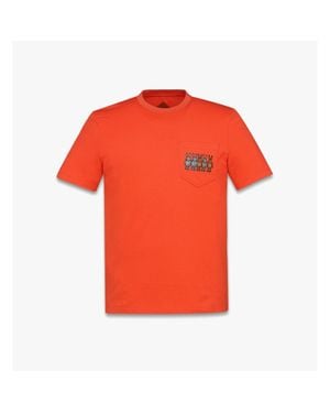 MCM Rabot Pocket T-Shirt - Red