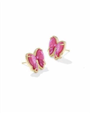Kendra Scott Haley Bow Stud Earrings - Pink