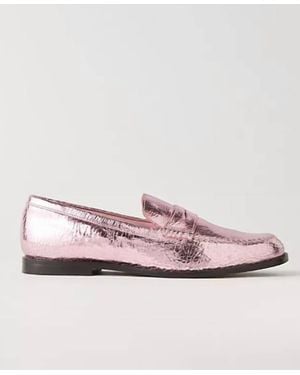 Free People Blanket Stitch Loafers - Pink