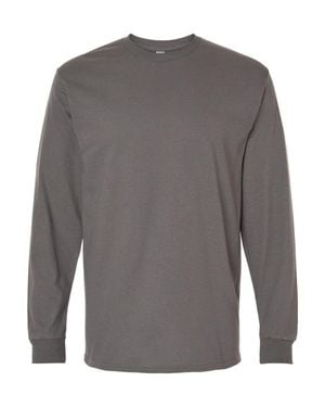 Gildan Heavy Cotton Long Sleeve T-Shirt - Gray