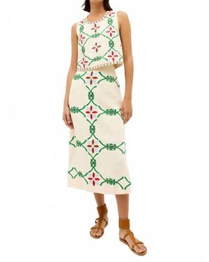 Marie Oliver Chandler Skirt - Metallic
