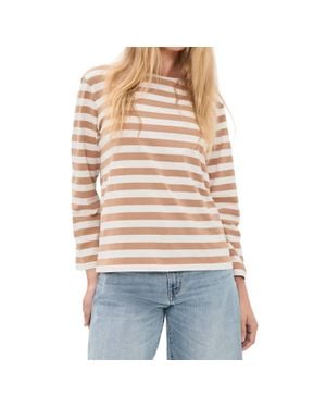Denimist Mills Pond Striped Tee - Natural