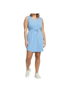 Eddie Bauer Sleeveless Departure Tank Mini Dress - Blue