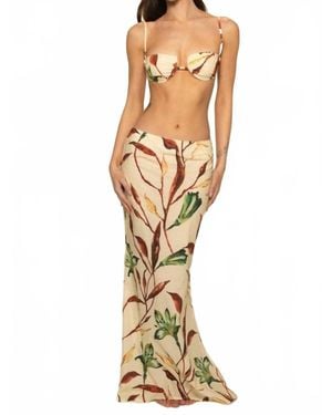 Montce Natalia Maxi Skirt - Metallic