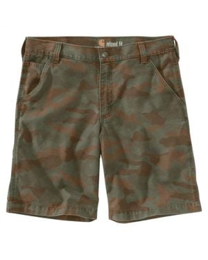 Carhartt Rigby Dungaree Chino Shorts 10" Inseam Relaxed Fit Jax2185 - Green
