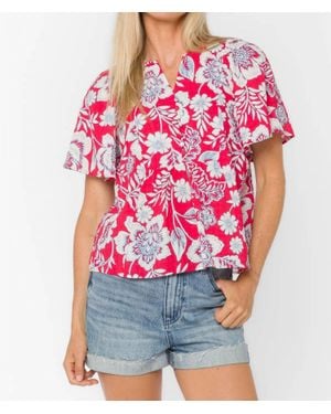 Velvet Heart Quency Top - Red