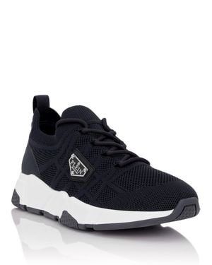 Philipp Plein Runner Sock Triangle Placca - Blue