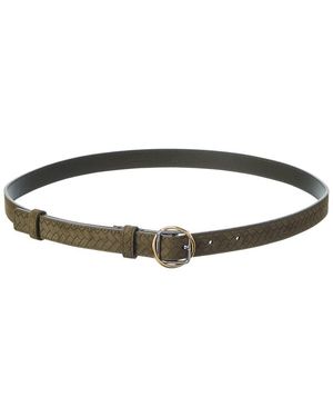 Jacquemus Bambino Woven Suede Belt - Black