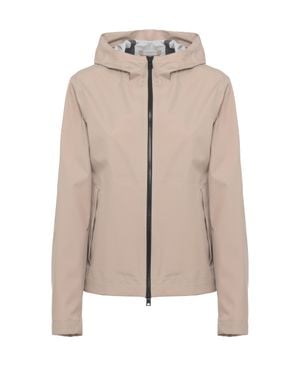 Woolrich Light Stretch Hooded Jacket - Natural