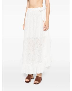 Zimmermann Daylight Ruffle Skirt - White