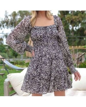 Hailey & Co Safari Fashion Dress - Gray