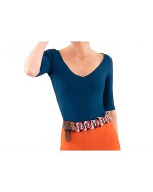 Gretchen Scott Second Skin Top - Blue