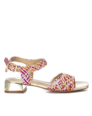 Xti Low Heel Sandals - Pink