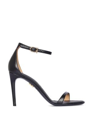 Ferragamo Minimalist Sandals With Ankle Strap - Black