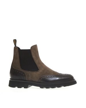 Doucal's Leather Ankle Boots - Brown