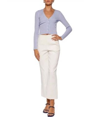 Jonathan Simkhai Evie Cropped Pant - Blue