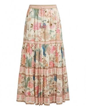 Strawberry Paris Osiris Heron Skirt - White