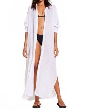 Vitamin A 'Sa Playa Kaftan - White