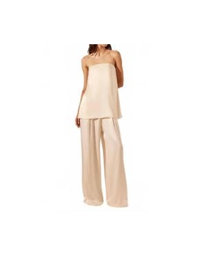 Shona Joy Strapless Column Top - Natural