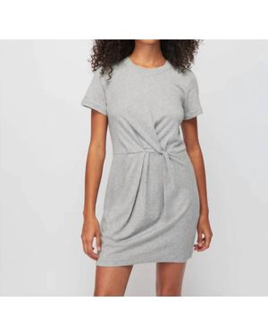 Nation Ltd Fortuna Twisted Mini Dress - Gray