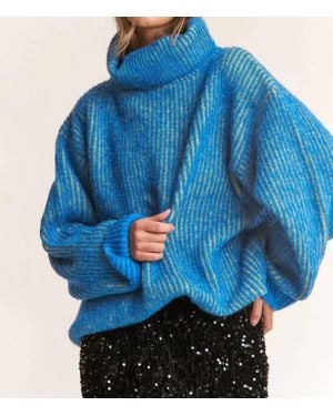 J.Nna Camden Cozy Knit Sweater - Blue