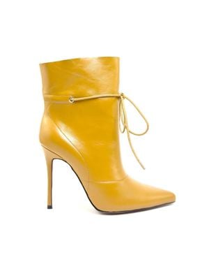 kneetoes Winslet Ankle Boots - Yellow