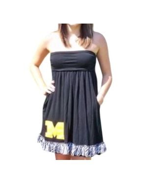 Livy Lu College Of Missouri Logo Tube Dress - Blue