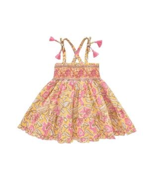 Louise Misha Girl's Marceline Dress - Pink