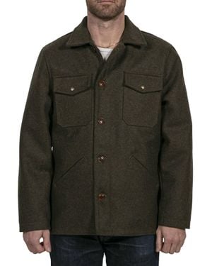Schott Nyc Wool Grandville Jacket - Green