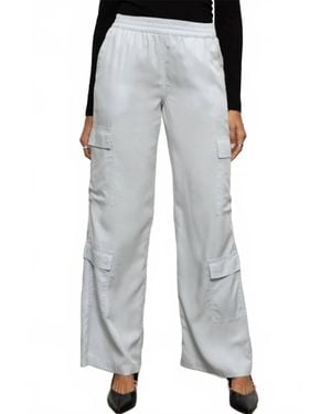 Sanctuary Down To Earth Soft Cargo Pants - Gray