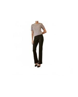 Velvet By Graham & Spencer Albee Ponte Bootcut Pant - Black