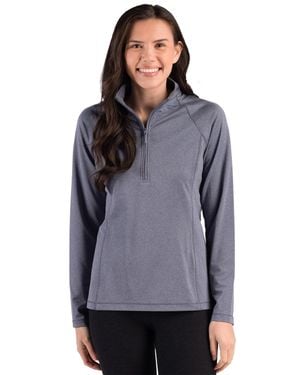 Clique Dash Recycled Quarter Zip Sweatshirt - Gray