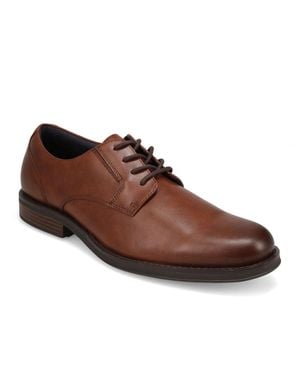 Jarman Bourne Polished Lace-Up Oxford Dress Shoe - Brown