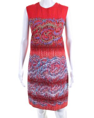 Peter Pilotto Abstract Print Sleeveless Dress Colored