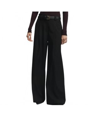 Saint Art Tiffany Mid-Waisted Wide Leg Trouser - Black