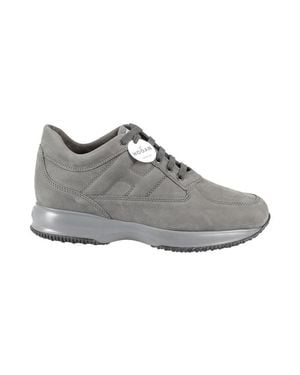 Hogan Interactive Fastened Low-Top Sneakers - Gray