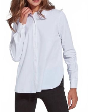 Lyssé Connie Button-Down Shirt - White