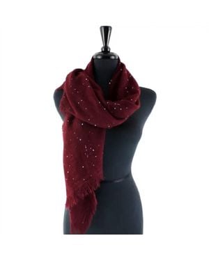 Faire Ice Stars Scarf - Red