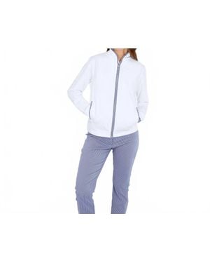 Abacus Sportswear Bovey Midlayer Fullzip Jacket - Blue