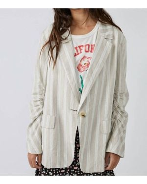 Free People Fern Blazer - Gray