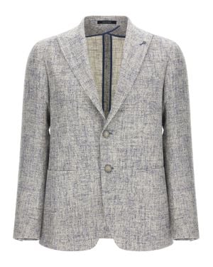 Tagliatore Viscose Blazer - Gray
