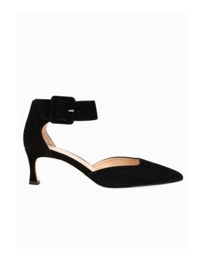 Pelle Moda Ciann Flared Out Heel Pump - Black