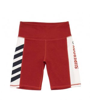 Superdry Active Lifestyle Cycle Short - Red