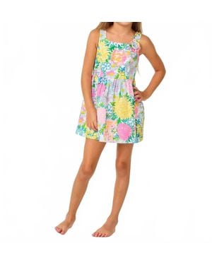 Lilly Pulitzer Girls Bellefleur Dress - Blue