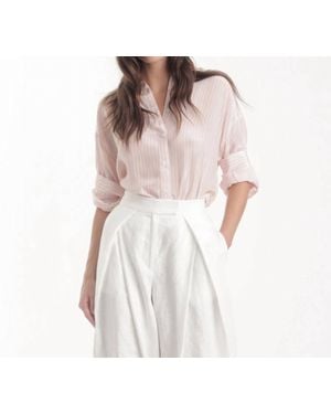 Karina Grimaldi Malaga Striped Top - White