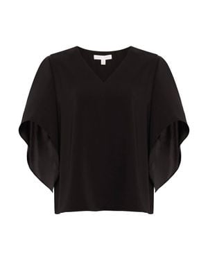 Anna Cate Nina Short Sleeve Top - Black